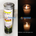 Paraffin Wax Church Candle/ Glass Religion Candle/ Jar Religious Candles